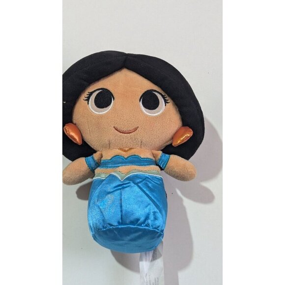 Disney Jasmine Plush Doll Toy 7" Cute & Cuddly Princess With Black Hair & Blue D - Picture 4 of 5